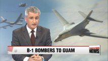 U.S. to deploy B-1 bombers to Guam for first time in ten years