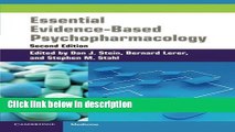 Ebook Essential Evidence-Based Psychopharmacology (Cambridge Medicine (Paperback)) Full Download