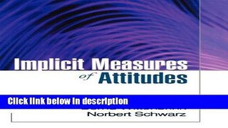 Ebook Implicit Measures of Attitudes Free Online
