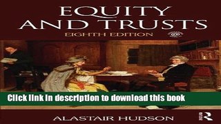 Books Equity and Trusts Full Online