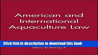 Books American and International Aquaculture Law Free Online