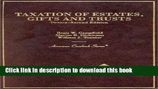 Books Taxation of Estates, Gifts and Trusts Full Download