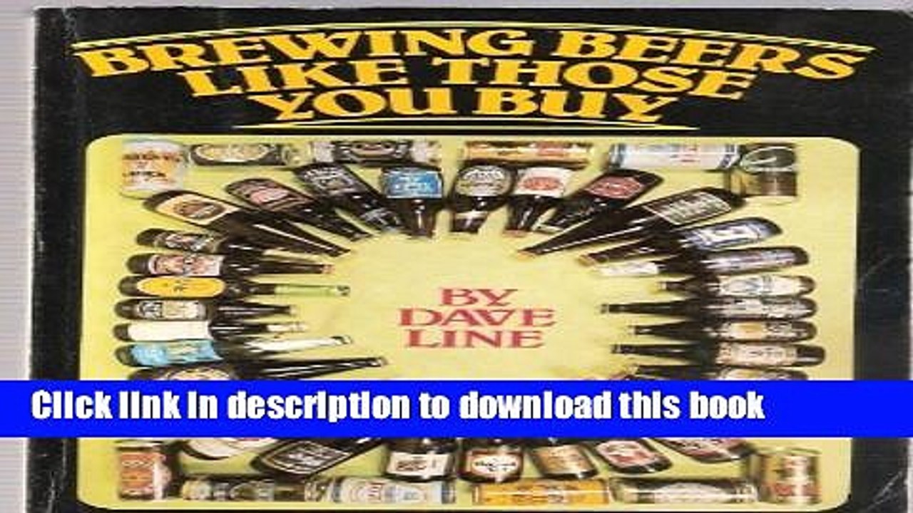 Books Brewing Beers Like Those You Buy Full Online