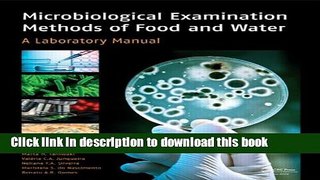 Ebook Microbiological Examination Methods of Food and Water: A Laboratory Manual Full Online