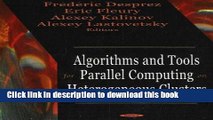 Ebook Algorithms And Tools for Parallel Computing on Heterogeneous Clusters Free Online