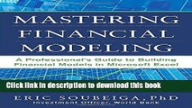 Ebook Mastering Financial Modeling: A Professional s Guide to Building Financial Models in Excel