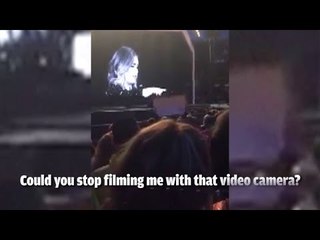 Adele called out fan for filming show instead of watching it