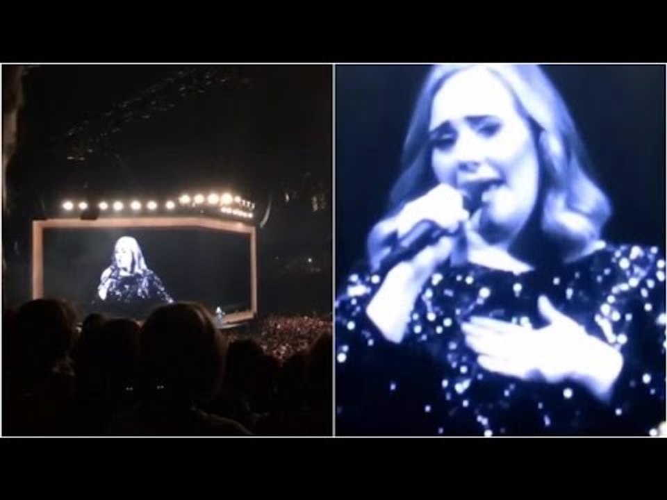 Adele breaks down during concert for Orlando shooting victims