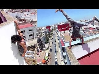 Moroccan man turns buildings to gyms