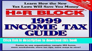 Ebook H R Block 1999 Income Tax Guide Full Online