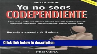 Books Ya No Seas Codependiente Free Download