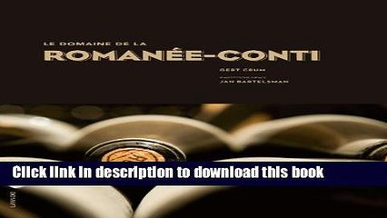 Ebook Le Domaine de la Romanee-Conti Full Online