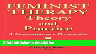 Books Feminist Therapy Theory and Practice: A Contemporary Perspective Free Download