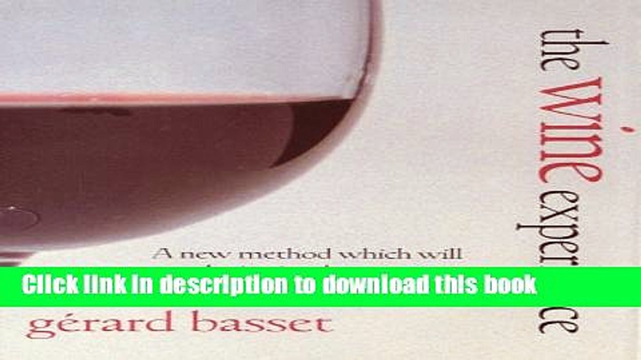 Ebook Wine Experience Free Online