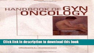 Books Handbook of GYN Oncology Free Online