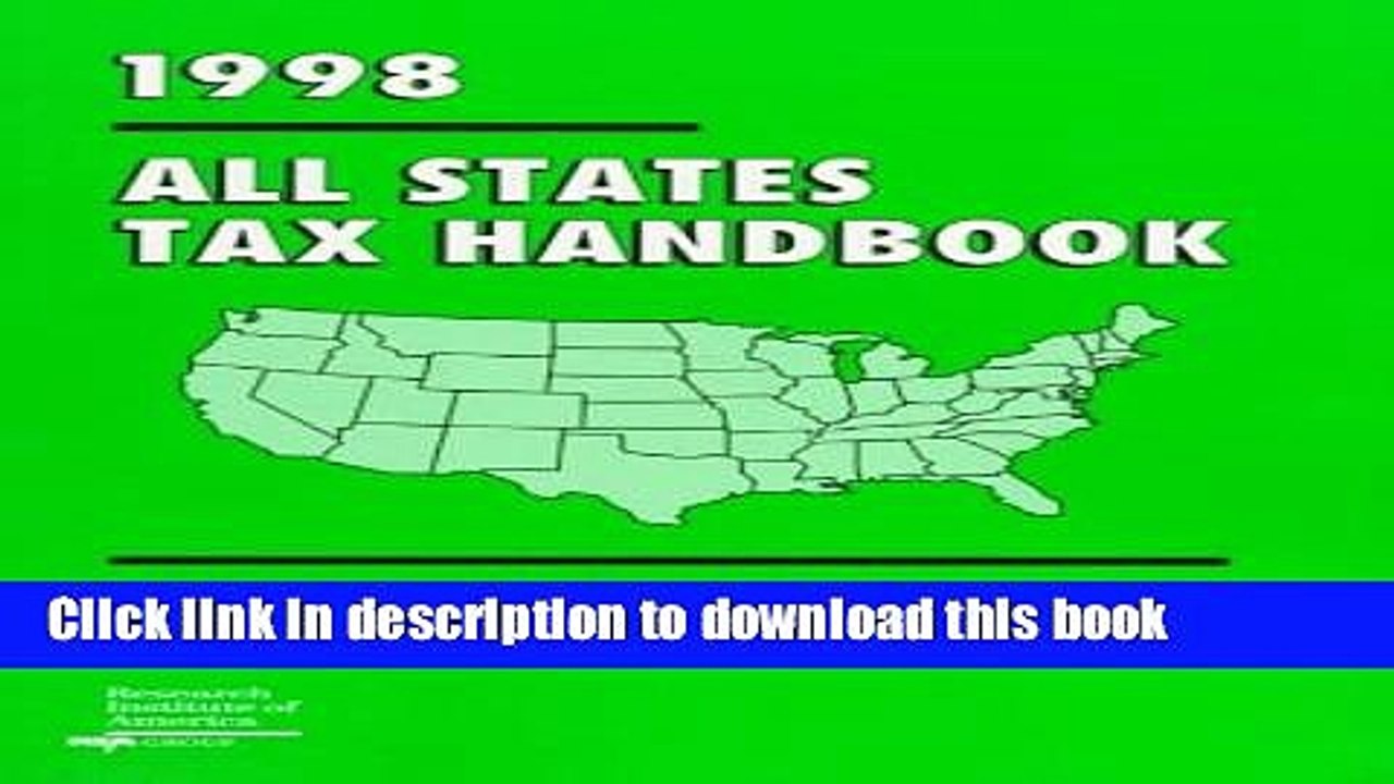 Ebook 1998 All States Tax Handbook Full Online
