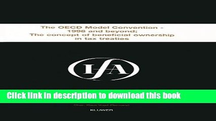 Books The OECD Model Convention 1998 and Beyond:The Concept of Beneficial Ownership in Tax