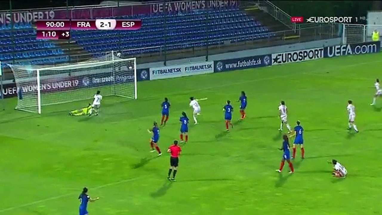 Finale Euro U19 : le raté du siècle pour la capitaine de l'Espagne !