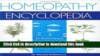Ebook Homeopathy Encyclopedia Full Online KOMP