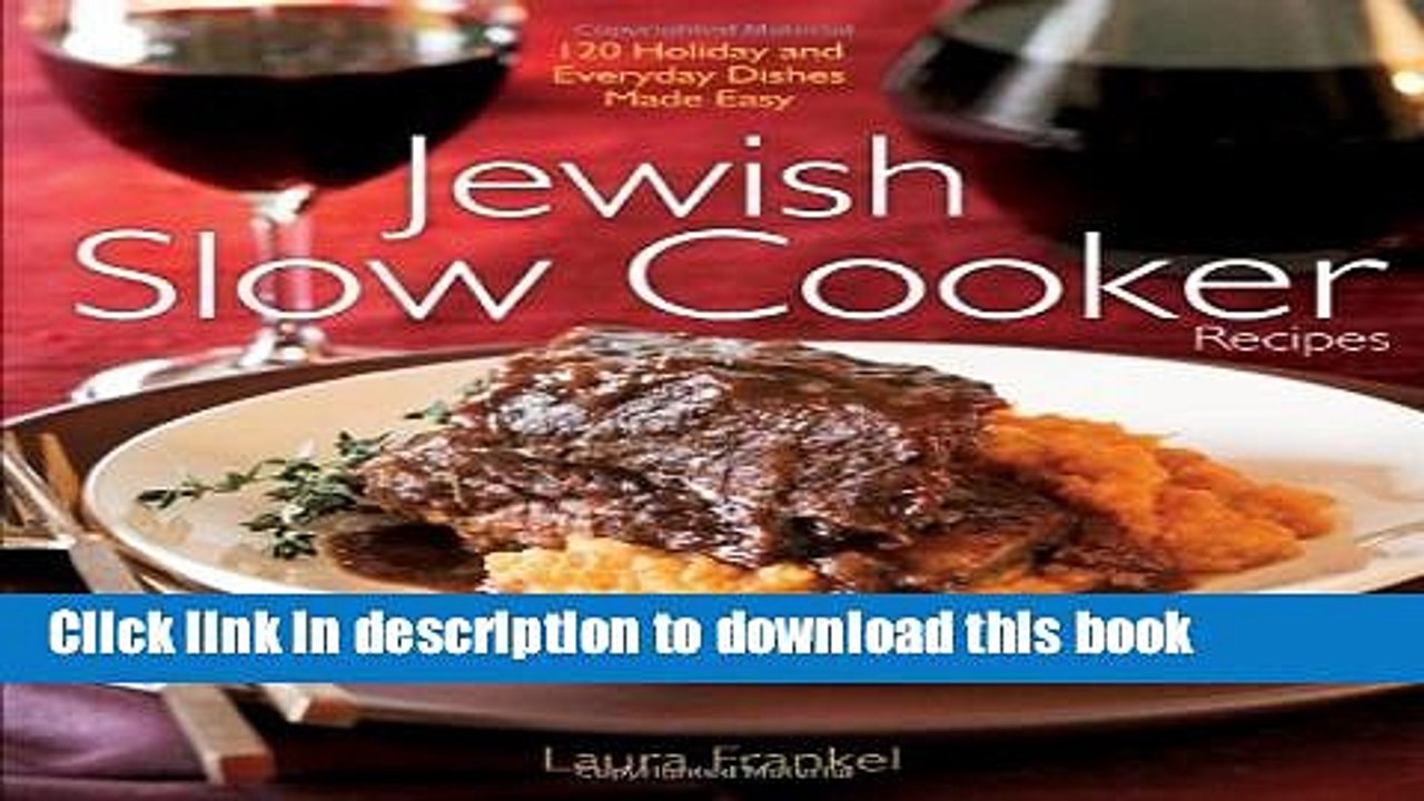 Ebook Jewish Slow Cooker Recipes (Hardcover) Full Online