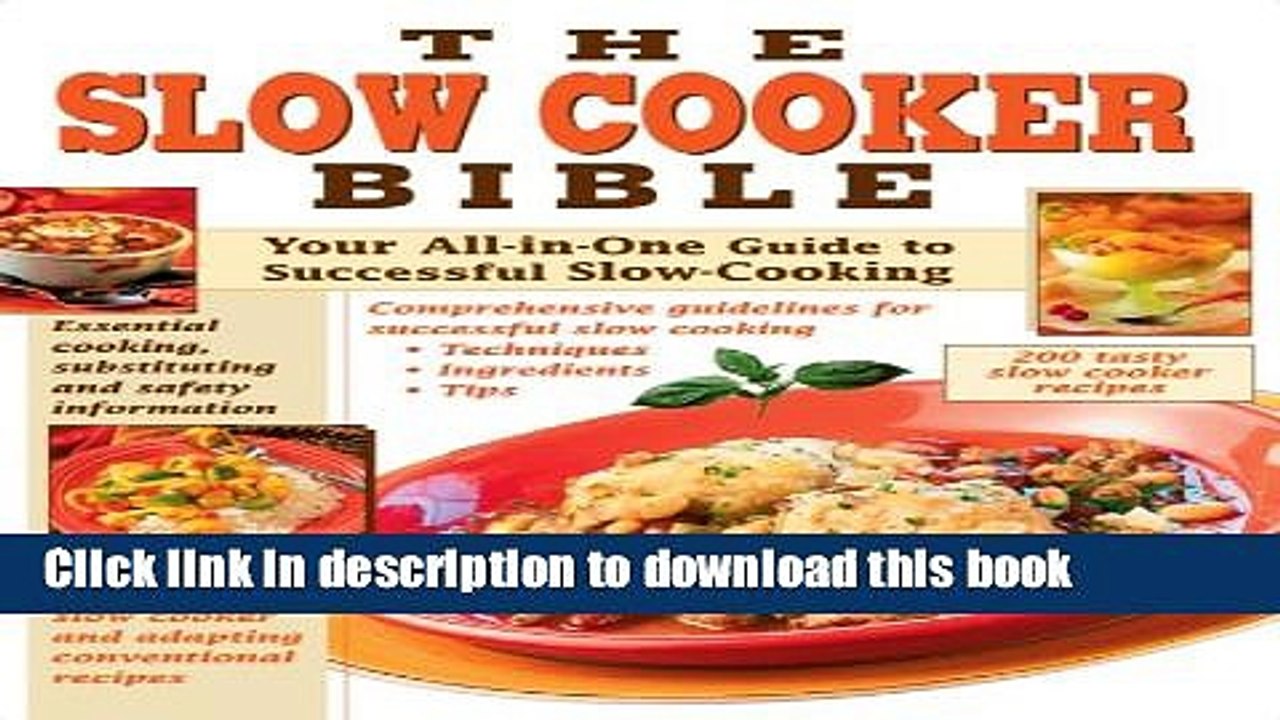 Books The Slow Cooker Bible Free Download
