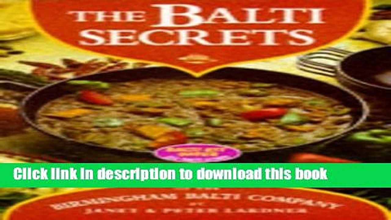 Books Balti Secrets of the Birmingham Balti Company: A Cross Between Wok   Casserole Cookery Full