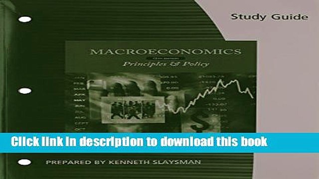 [Read PDF] Study Guide for Baumol/Blinder s Macroeconomics: Principles and Policy, 12th Ebook Online