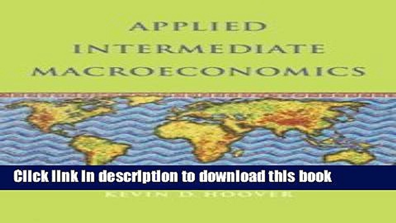 [Read PDF] Applied Intermediate Macroeconomics Download Online