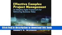 Ebook Effective Complex Project Management: An Adaptive Agile Framework for Delivering Business