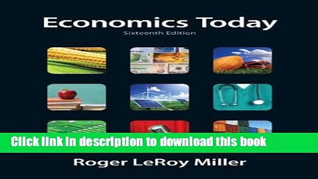 [Read PDF] Economics Today (16th Edition) (Pearson Series in Economics) Ebook Online