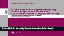 Books Extreme Programming and Agile Processes in Software Engineering: 4th International