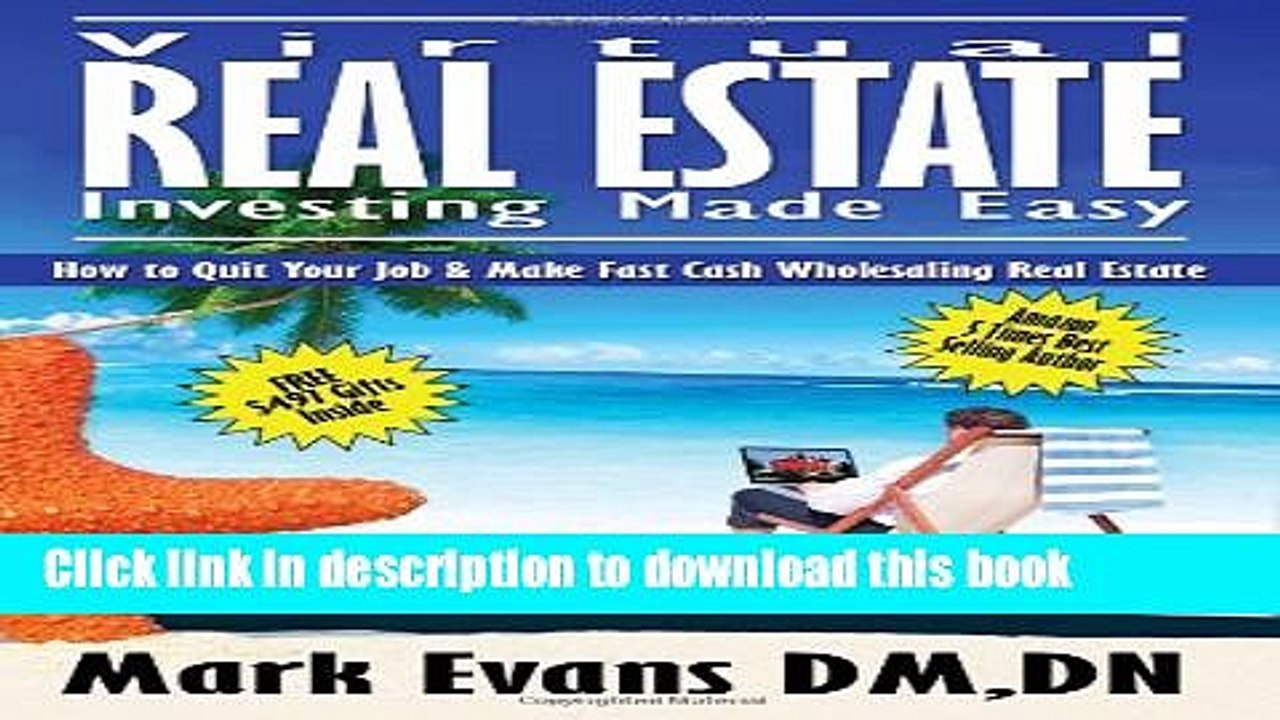 PDF  Virtual Real Estate Investing Made Easy: How to Quit Your Job   Make Fast Cash Wholesaling