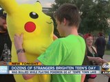 Dozens show up to play Pokemon Go in Tempe with teen who was bullied