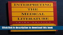 Books Interpreting the Medical Literature Full Online