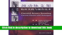 Ebook Technology and Application of carotid artery stenting (translated version) (Author: Zheng Yu