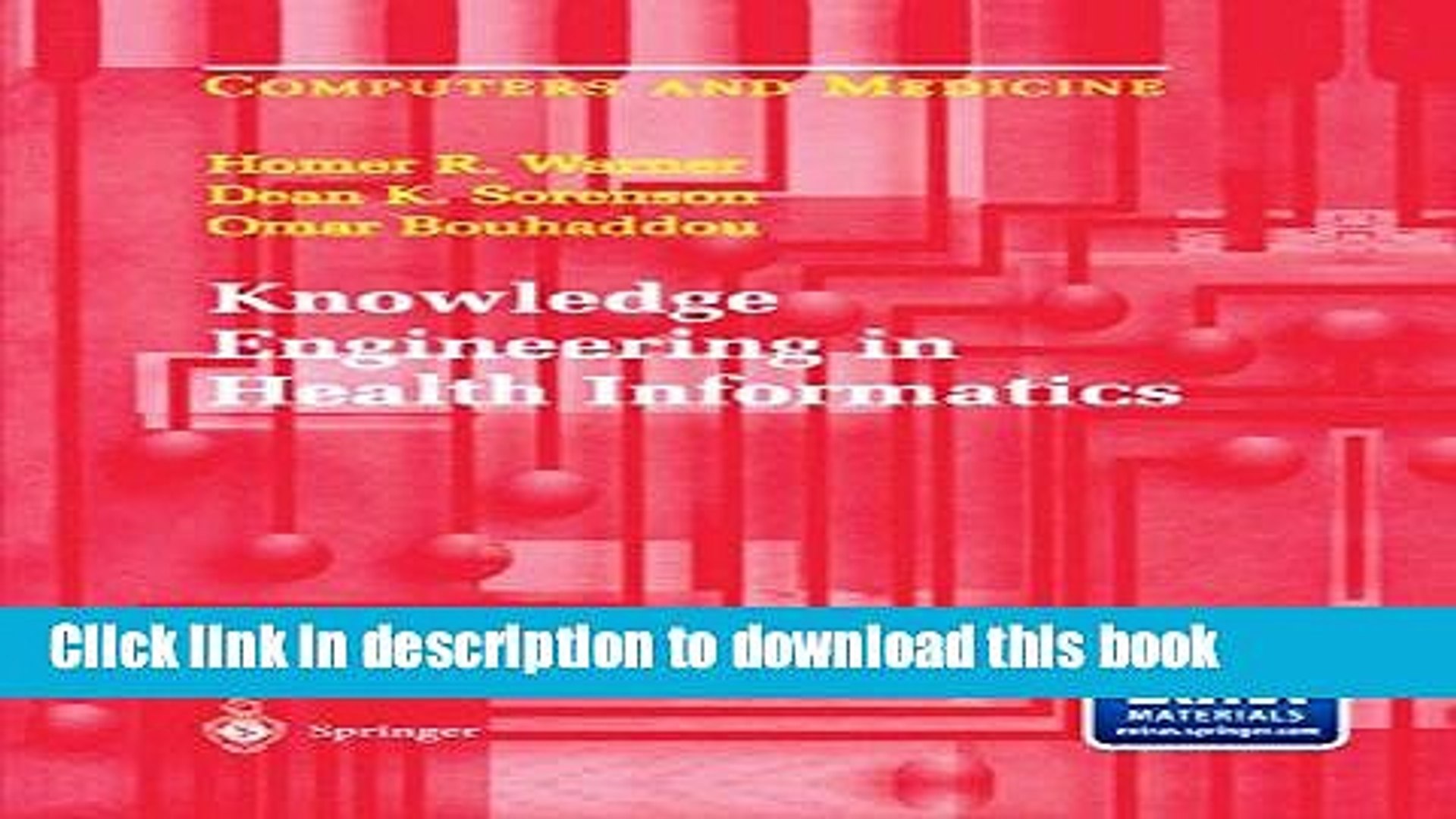 ⁣Ebook Knowledge Engineering in Health Informatics (Computers and Medicine) Free Online