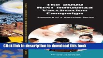 Books The 2009 H1N1 Influenza Vaccination Campaign: Summary of a Workshop Series Free Download