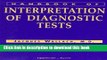 Books Handbook of Interpretation of Diagnostic Tests Full Online