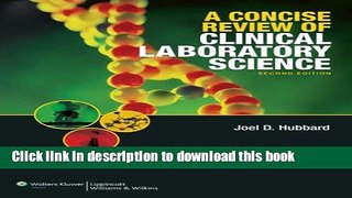 Books A Concise Review of Clinical Laboratory Science Free Download