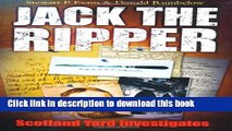 Books Jack the Ripper: Scotland Yard Investigates Free Online