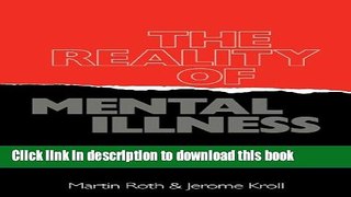 Books The Reality of Mental Illness Free Online
