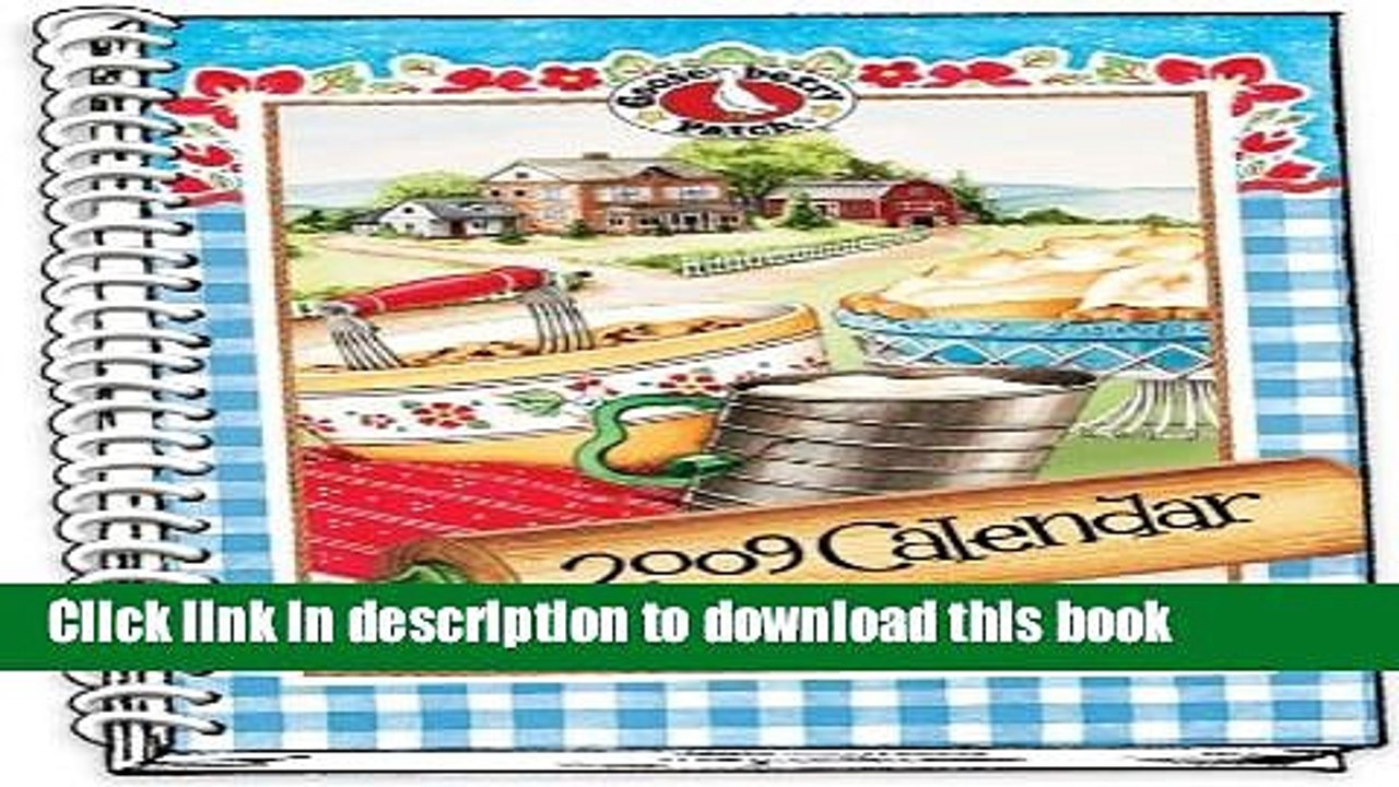 Ebook Gooseberry Patch: 2009 Appointment Calendar Free Online