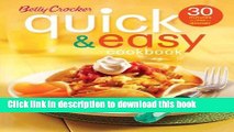 Books Betty Crocker Quick   Easy Cookbook Full Online