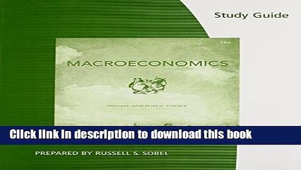 [Read PDF] Coursebook to accompany macroeconomics: private and public choice, 14th Edition