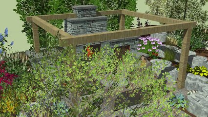 3D Virtual Landscape Design of Cambridge Property
