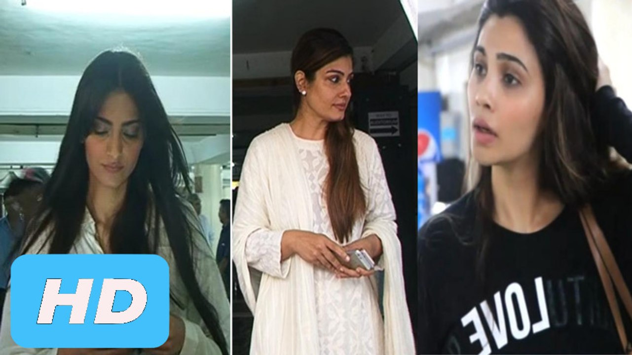 Rajjat Barjatya’s Prayer Meet | Sonam Kapoor, Raveena Tandon, Daisy Shah