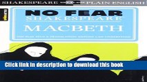 Books Macbeth (No Fear Shakespeare) Full Online