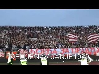 Delije Sever - Crno bela zastava simbol je picketina