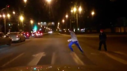 Un mec un peu trop pressé