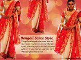 Sarees in different styles